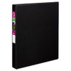 Durable Non-view Binder With Durahinge And Slant Rings, 3 Rings, 1" Capacity, 11 X 8.5, Black - IVSAVE27250