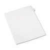 Preprinted Legal Exhibit Side Tab Index Dividers, Allstate Style, 10-tab, 4, 11 X 8.5, White, 25/pack