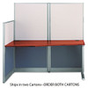 Straight Workstation (box 2 Of 2) Office-in-an-hour, 64.5w X 32.25d X 63h, Hansen Cherry