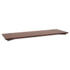 Manage Series Worksurface, Laminate, 72w X 23.5d X 1h, Chestnut