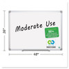 Earth Easy-clean Dry Erase Board, White/silver, 36x48