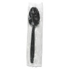 Heavyweight Wrapolypropyleneed Polypropylene Cutlery, Teaspoon, Black, 1000/carton