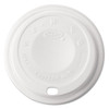 Cappuccino Dome Sipper Lids, 12 Oz, White