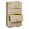 Four-drawer Lateral File, 31.13w X 22.13d X 52.75h, Ul Listed 350, Letter/legal, Parchment