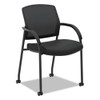Lota Series Guest Side Chair, 23" X 24.75" X 34.5", Black Seat/black Back, Black Base