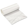 High-density Commercial Can Liners, 10 Gal, 5 Microns, 24" X 24", Natural, 1,000/carton