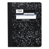 Composition Book, Wide/legal Rule, Black Cover, 9.75 X 7.5, 100 Sheets - IVSMEA09910