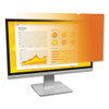 Gold Frameless Privacy Filter For 19" Widescreen Monitor, 16:10 Aspect Ratio