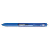 Inkjoy Retractable Gel Pen, Micro 0.5mm, Blue Ink/barrel, Dozen