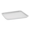 Supermarket Tray, #8s, 1-compartment, 10 X 8 X 0.65, White, 500/carton