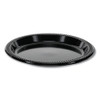 Prairieware Ops Dinnerware, Plate, 8.88" Diameter, Black, 400/carton