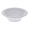 Unlaminated Foam Dinnerware, Bowl, 6" Diameter, 12 Oz, White, 1,000/carton