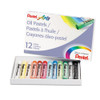 Oil Pastel Set With Carrying Case,12-color Set, Assorted, 12/set