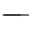 Razor Point Ii Stick Porous Point Marker Pen, 0.2mm, Black Ink/barrel, Dozen