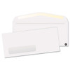 Window Envelope, #10, Commercial Flap, Gummed Closure, 4.13 X 9.5, White, 500/box - IVSQUA21316