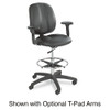 Apprentice Ii Extended-height Chair, 32" Seat Height, Supports Up To 250 Lbs., Black Seat/black Back, Black Base