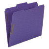 Top Tab Colored 2-fastener Folders, 1/3-cut Tabs, Letter Size, Purple, 50/box