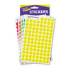 Superspots And Supershapes Sticker Variety Packs, Neon Smiles, 2,500/pack