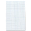 Quadrille Pads, 4 Sq/in Quadrille Rule, 11 X 17, White, 50 Sheets