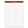 "the Legal Pad" Ruled Pads, Wide/legal Rule, 8.5 X 11.75, White, 50 Sheets, Dozen - IVSTOP7533