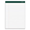Double Docket Ruled Pads, Narrow Rule, 8.5 X 11.75, White, 100 Sheets, 4/pack