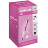 207 Retractable Gel Pen Office Pack, 0.7mm, Black Ink, Pink Barrel, 36/pack
