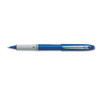 Grip Stick Roller Ball Pen, Fine 0.7mm, Blue Ink/barrel, Dozen