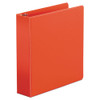 Economy Non-view Round Ring Binder, 3 Rings, 2" Capacity, 11 X 8.5, Red