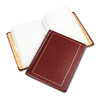 Looseleaf Minute Book, Red Leather-like Cover, 250 Unruled Pages, 8 1/2 X 11