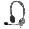 H111 Binaural Over-the-head, Stereo Headset, Black/silver