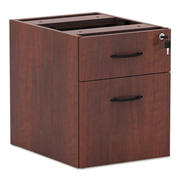 Alera Valencia Series 3/4 Box/file Pedestal, 15.63w X 20.5d X 19.25h, Medium Cherry