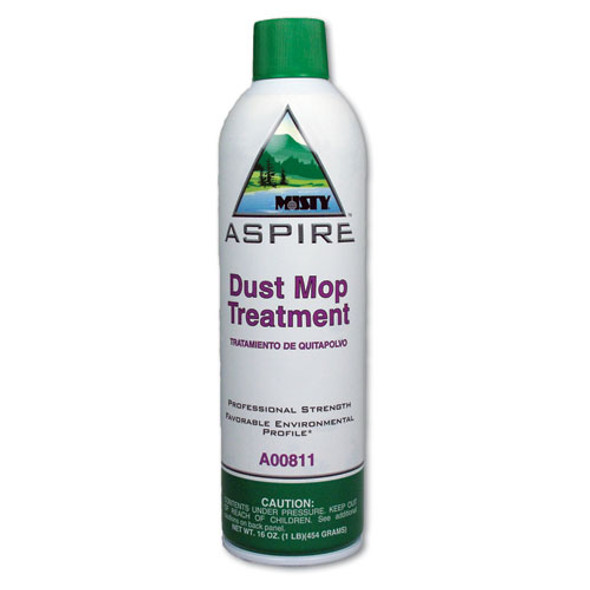 Aspire Dust Mop Treatment, Lemon Scent, 20 Oz. Aerosol Can, 12/carton