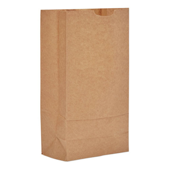 Grocery Paper Bags, 35 Lbs Capacity, #10, 6.31"w X 4.19"d X 13.38"h, Kraft, 500 Bags