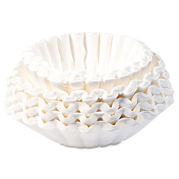 Flat Bottom Coffee Filters, 12-cup Size, 250/pack