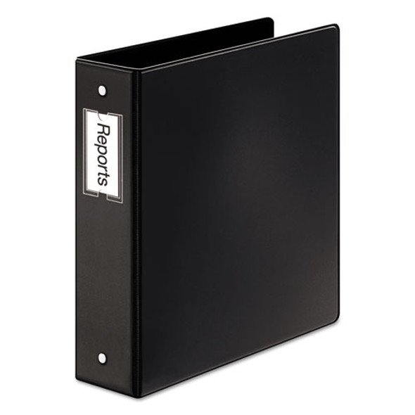 Premier Easy Open Locking Round Ring Binder, 3 Rings, 2" Capacity, 11 X 8.5, Black