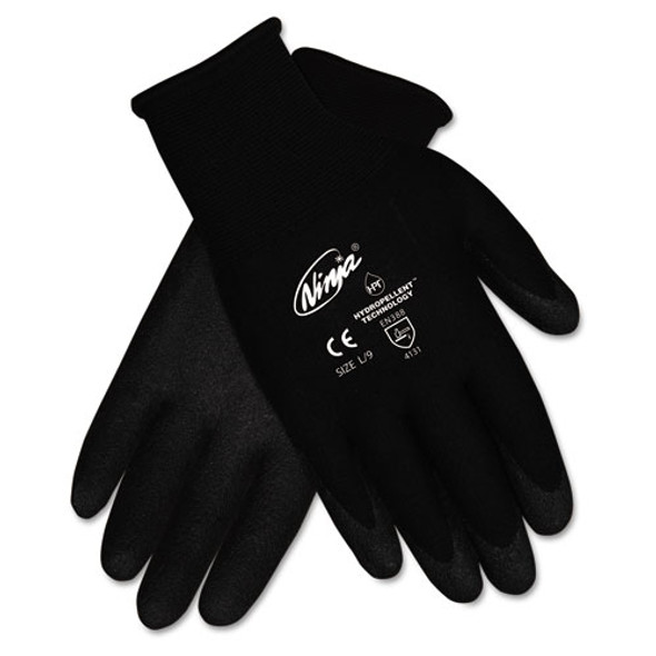 Ninja Hpt Pvc Coated Nylon Gloves, X-large, Black, Pair - IVSCRWN9699XLDZ