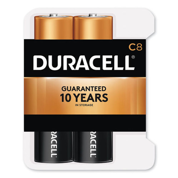 Coppertop Alkaline C Batteries, 8/pack