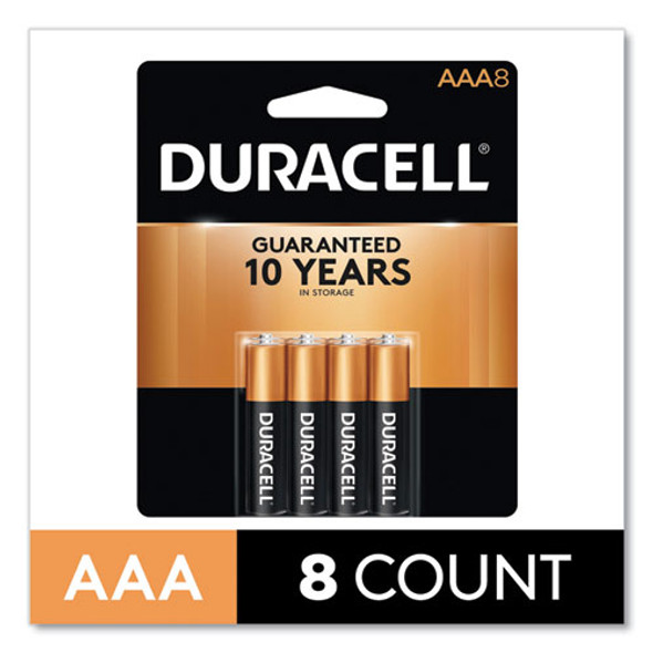 Coppertop Alkaline Aaa Batteries, 8/pack