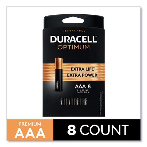 Optimum Alkaline Aaa Batteries, 8/pack