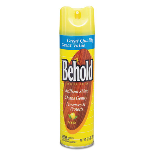 Behold Furniture Polish, Lemon, 6/carton