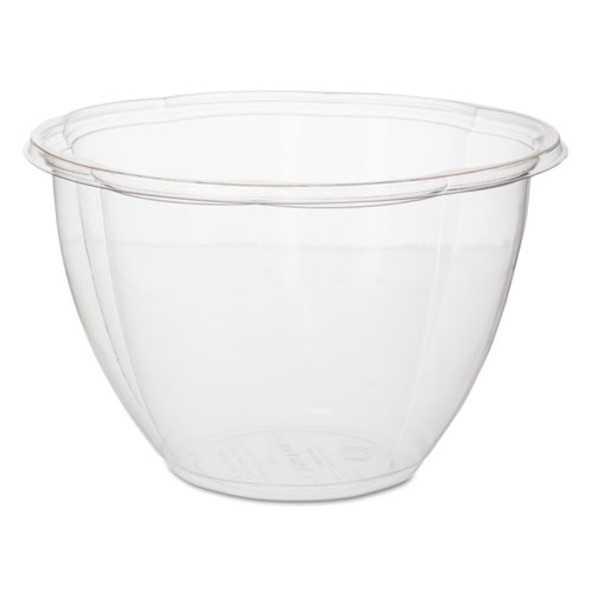 Salad Bowls, Clear, 48 Oz, 6.69" Dia, 300/carton