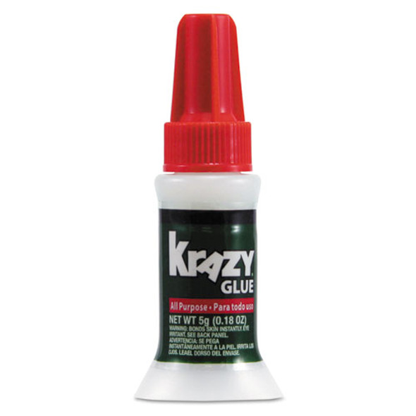 All Purpose Brush-on Krazy Glue, 0.17 Oz, Dries Clear