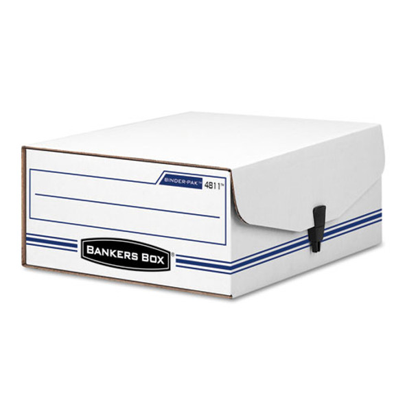 Liberty Binder-pak, Letter Files, 9.13" X 11.38" X 4.38", White/blue