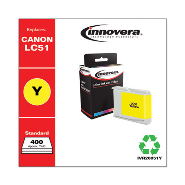 Remanufactured Lc51y Ink, 400 Page-yield, Yellow