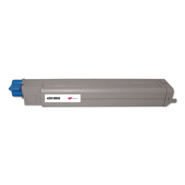 Remanufactured 42918902 (type C7) Toner, 15000 Page-yield, Magenta