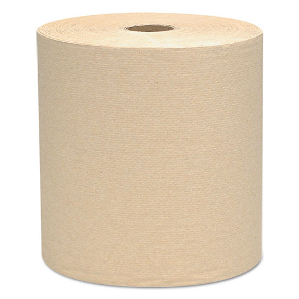 Essential Hard Roll Towels, 1.5" Core, 8 X 800ft, Natural, 12 Rolls/carton