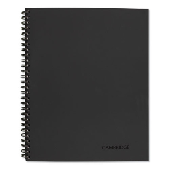 Wirebound Guided Business Notebook, Action Planner, Dark Gray, 11 X 8.5, 80 Sheets