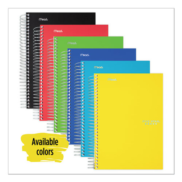 Wirebound Notebook, 2 Subjects, College Rule, Assorted Color Covers, 9.5 X 6.5, 100 Sheets