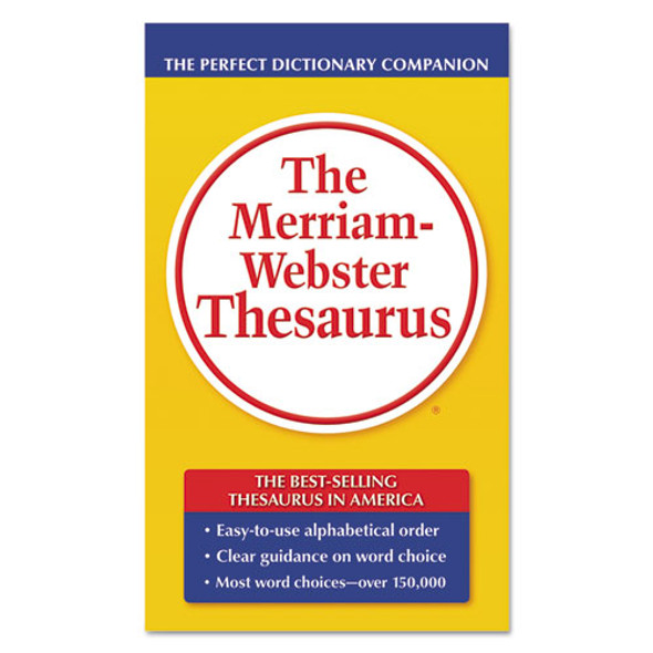 The Merriam-webster Thesaurus, Dictionary Companion, Paperback, 800 Pages