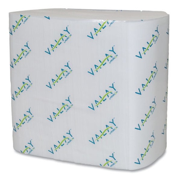 Valay Interfolded Napkins, 2-ply, 6.5 X 8.25, White, 500/pack, 12 Packs/carton